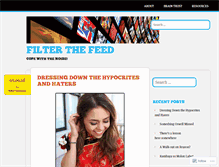 Tablet Screenshot of filterthefeed.com
